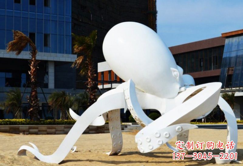 重庆精美的不锈钢章鱼雕塑