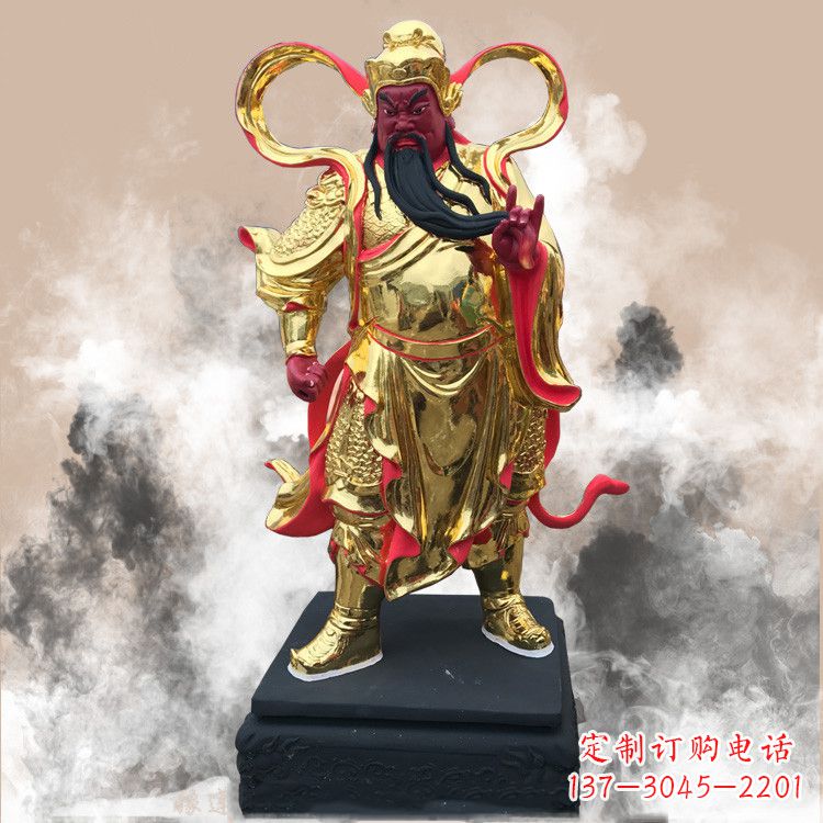重庆彩绘关公佛像