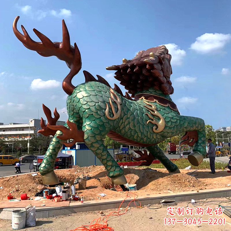重庆麒麟雕塑——美丽传说的象征