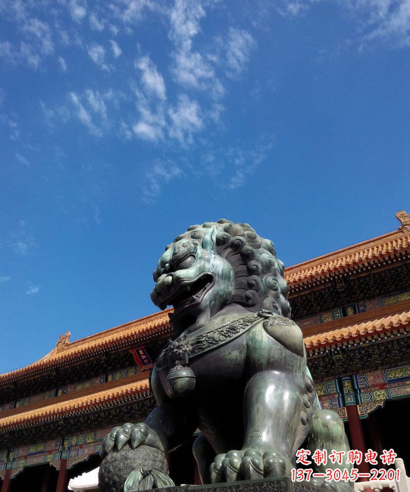 重庆铜狮子雕塑——永恒的象征