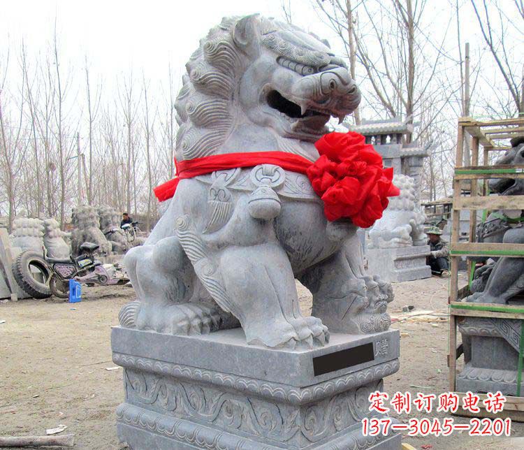 重庆雄壮狮子石雕——欢迎来到宁波