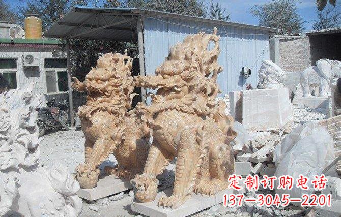 重庆麒麟石雕一个具有传统文化精髓的艺术品