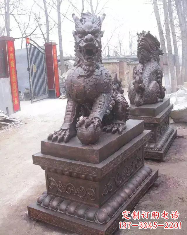 重庆麒麟雕塑古老而又神秘