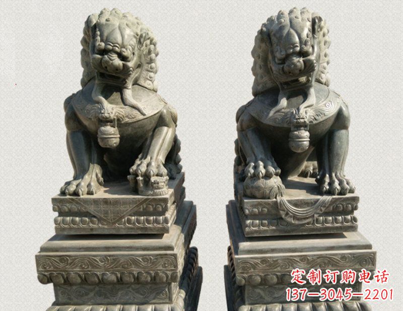 重庆狮子雕塑象征王者风范