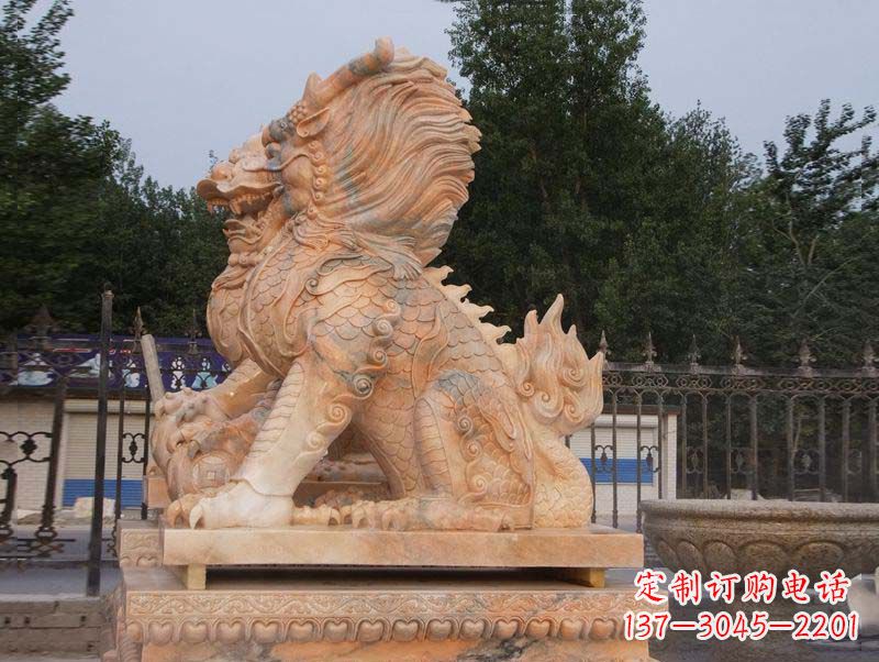 重庆麒麟门口镇宅石雕