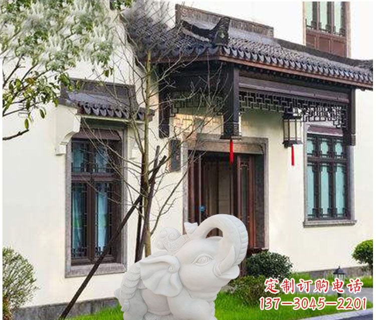 重庆小象招财石雕——引领幸福的钥匙
