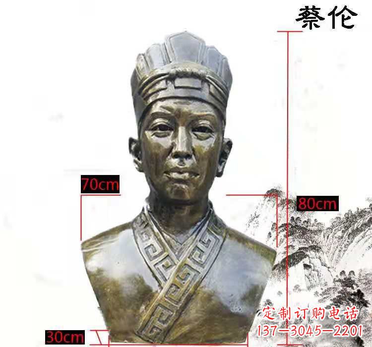 重庆蔡伦雕塑象征着中国文化的传承