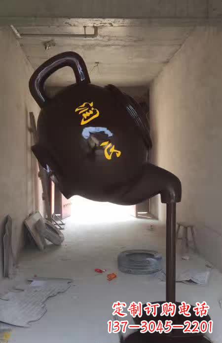 重庆茶壶景观铜雕