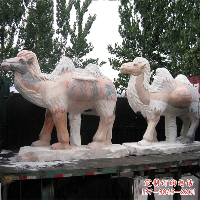 重庆茶马古道骆驼石雕