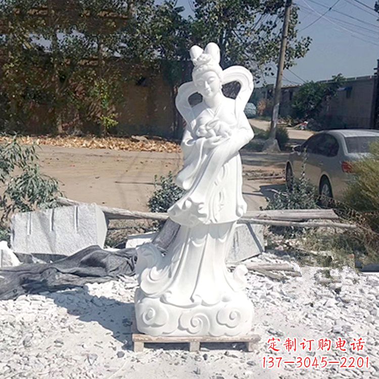 重庆嫦娥奔月汉白玉精美雕像