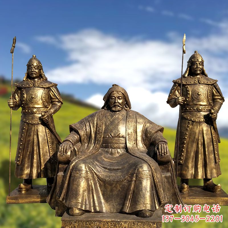 重庆成吉思汗一座永恒的纪念雕塑
