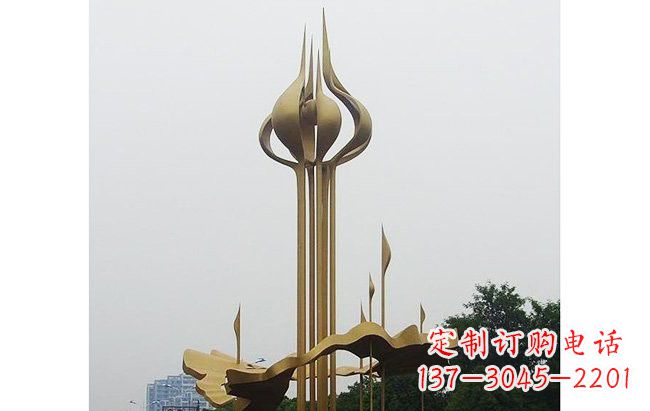 重庆莲花雕塑缔造城市精神之家
