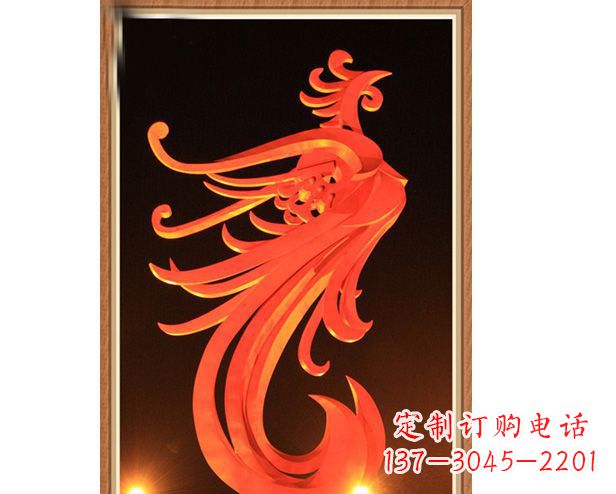重庆不锈钢凤凰雕塑美丽与传统的完美结合