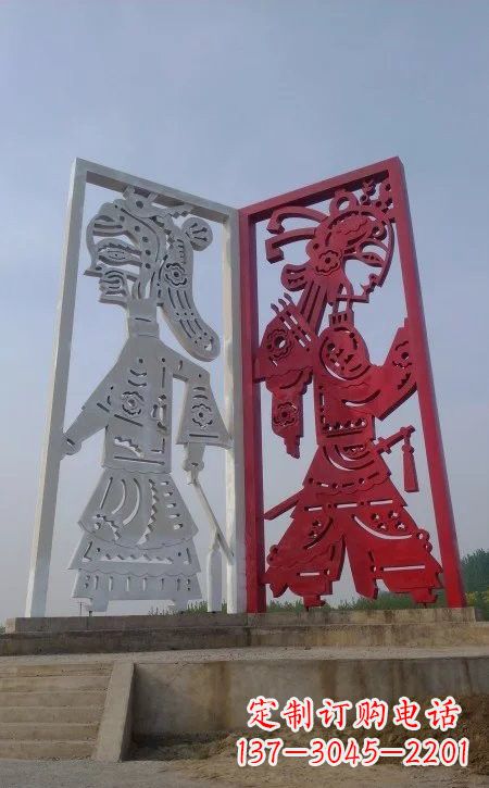 重庆精美皮影戏雕塑——缔造中国城市文化新风貌