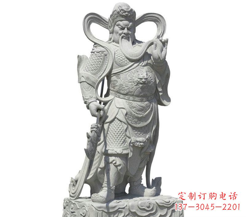 重庆关公雕像象征着威武的英雄