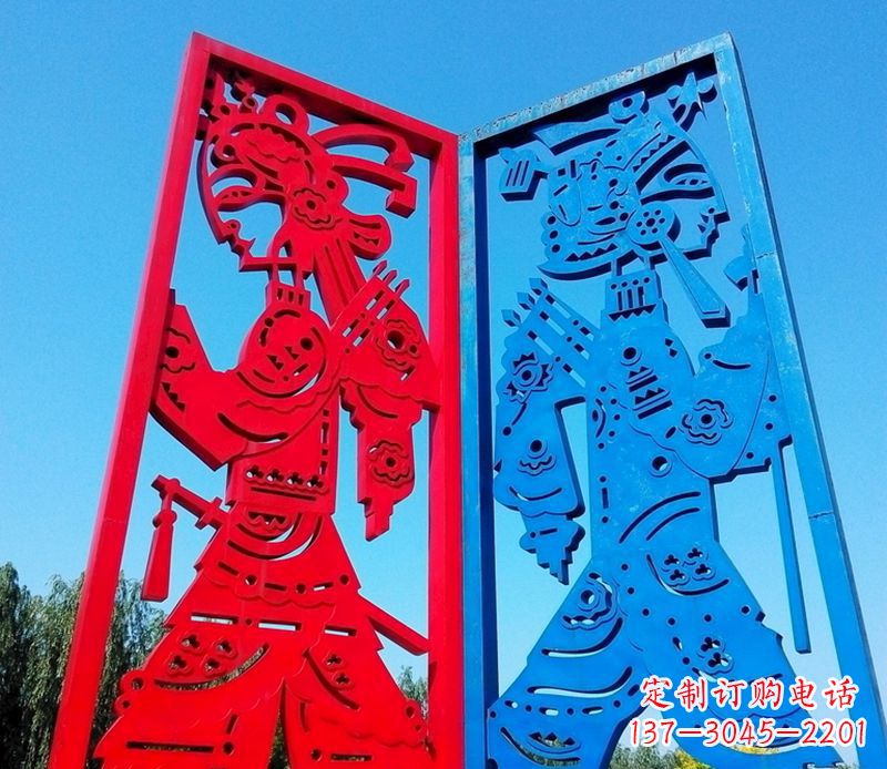 重庆精美的皮影戏雕塑