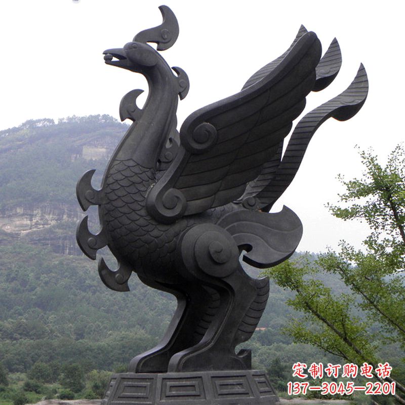 重庆凤凰铜雕传承古神兽之美