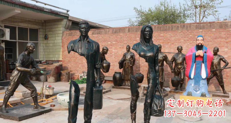 重庆铜雕男人的力量