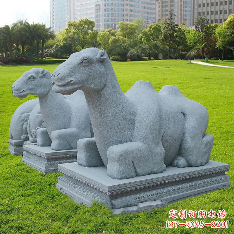 重庆抽象砂岩骆驼石雕