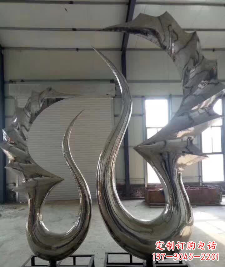 重庆精美的天鹅不锈钢雕塑