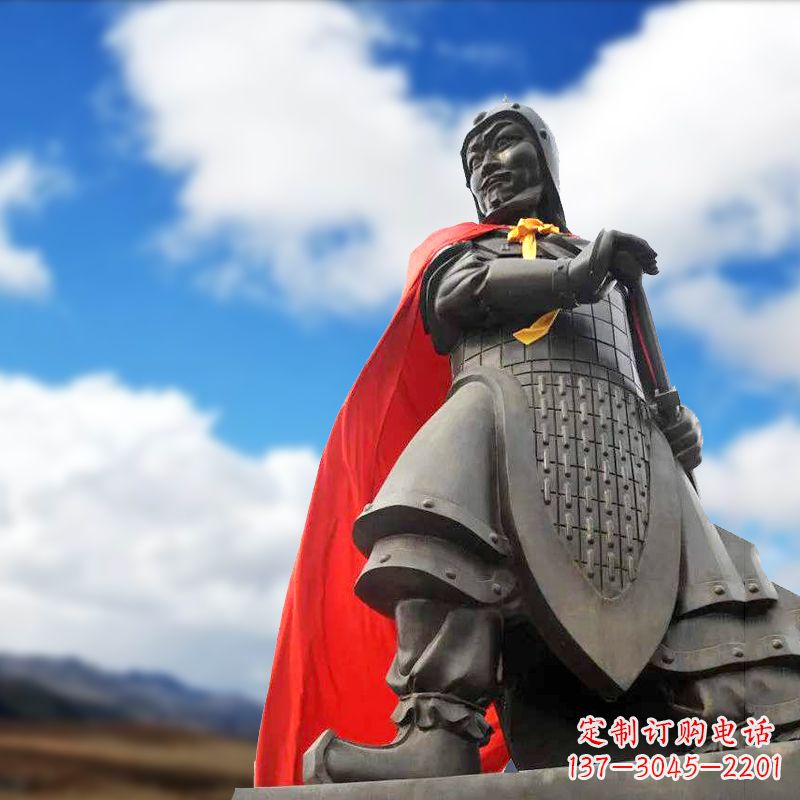 重庆项羽雕塑——历史名人古代帝王的象征