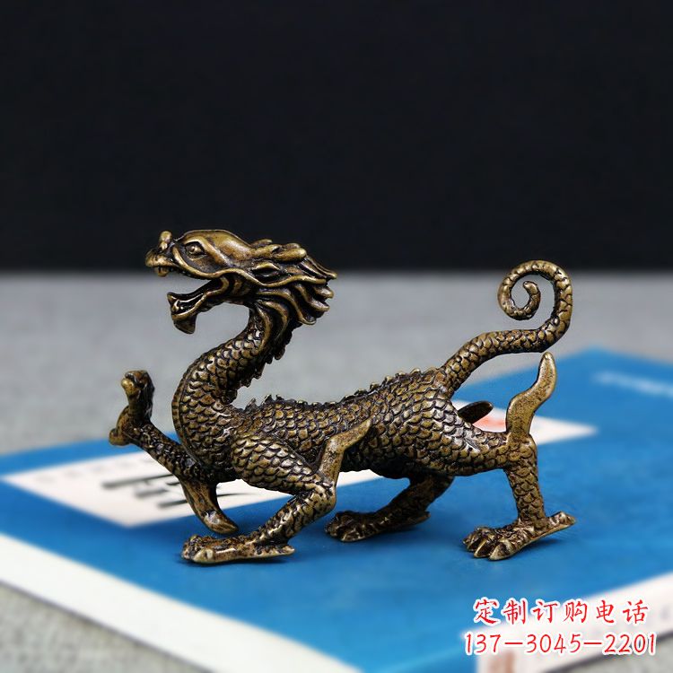 重庆纯铜铸造青龙雕塑