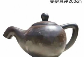 重庆青铜茶壶雕塑——彰显传统文化的艺术精髓