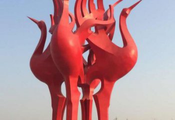 重庆仙鹤雕塑一座城市的标志