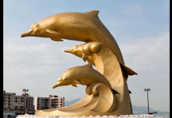重庆海豚雕塑——美丽的城市标志
