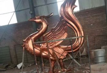 重庆朱雀神兽纯铜陵光神君雕塑