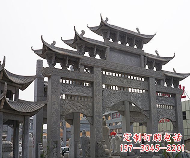 重庆牌坊石雕传承传统文化的艺术精品