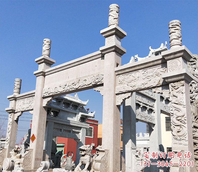 重庆村庄牌坊石雕——记录着悠久历史的传承