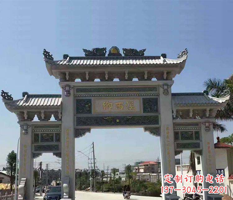 重庆石牌坊雕塑——缅怀深厚的历史情谊