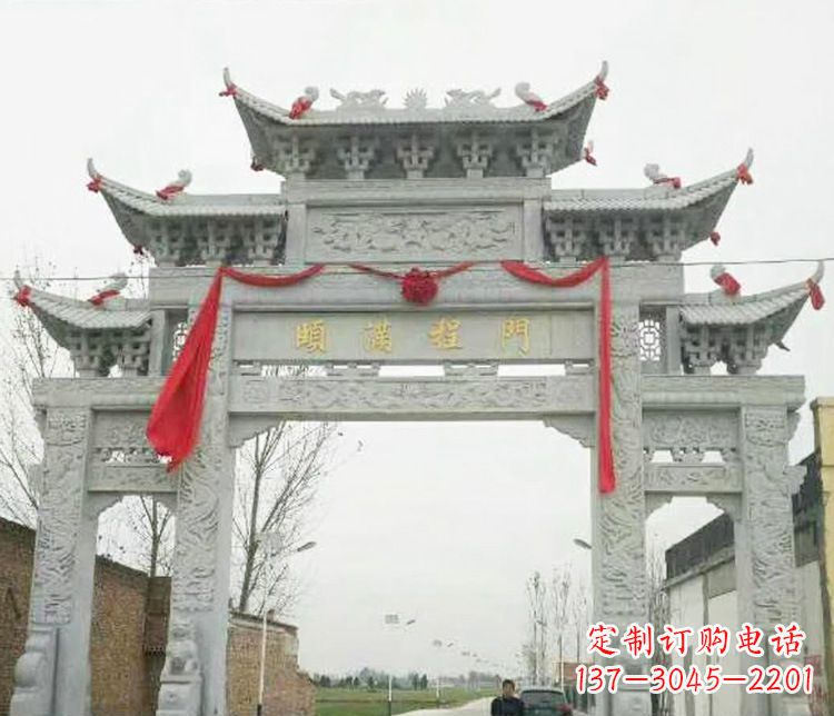 重庆牌坊雕塑纪念历史,传承文化