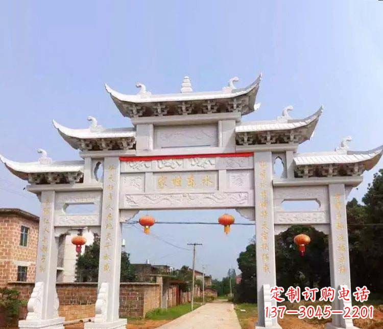 重庆传承村庄牌坊石雕文化