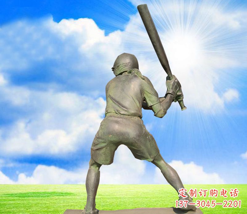 重庆纪念棒球精美的棒球雕塑