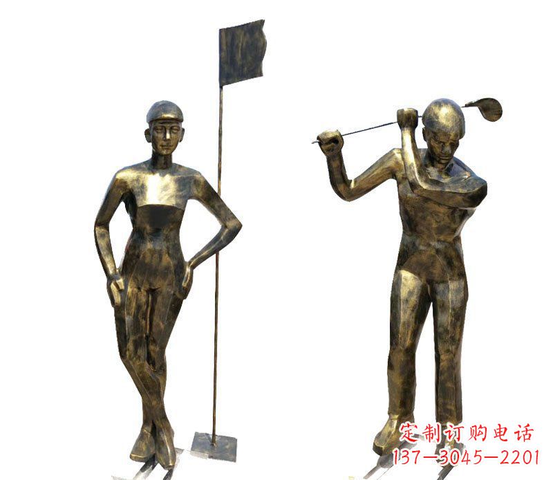 重庆高尔夫雕塑传承高尔夫文化的艺术精品