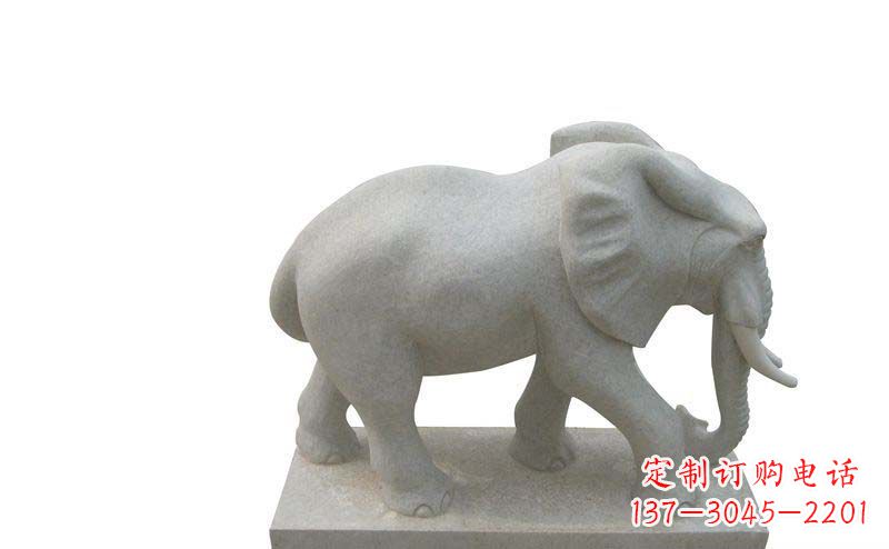 重庆大象雕塑大理石大象公园的精美艺术