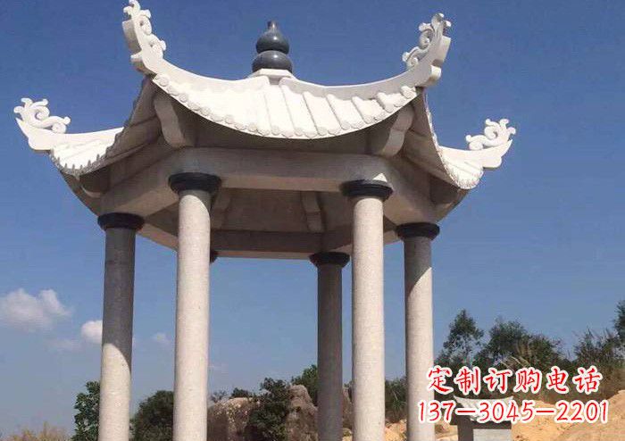 重庆大理石凉亭雕塑——传承古代工艺之精粹