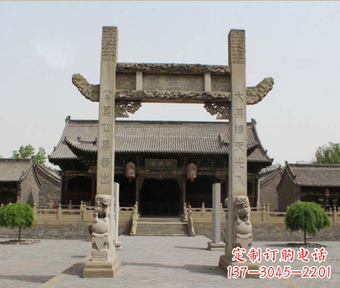 重庆大理石牌楼雕塑——艺术精粹