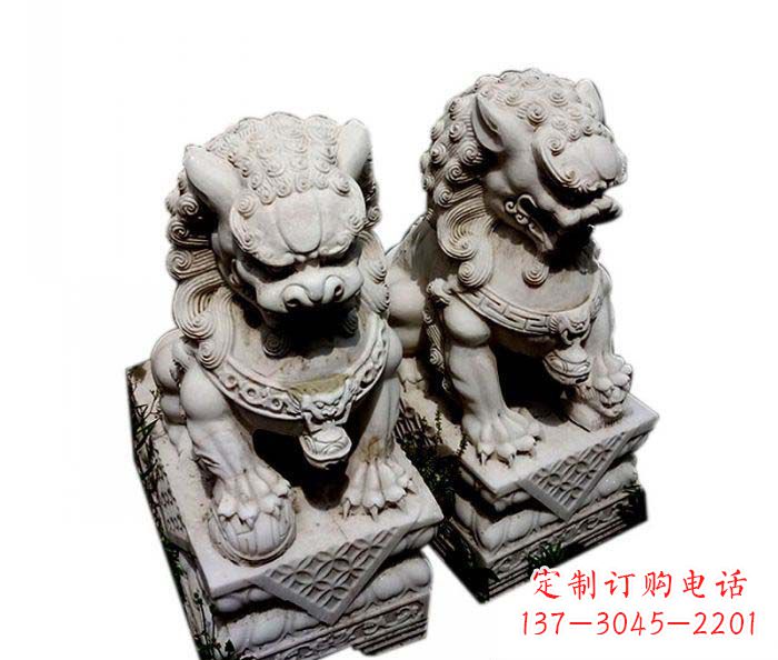 重庆大理石仿古石狮子雕塑