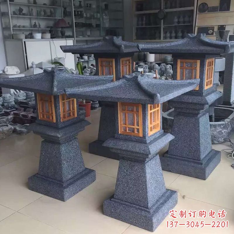 重庆大理石仿汉阙石雕灯笼