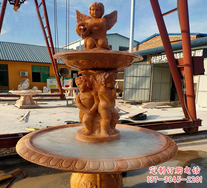 重庆大理石风水球雕塑传承古老文化