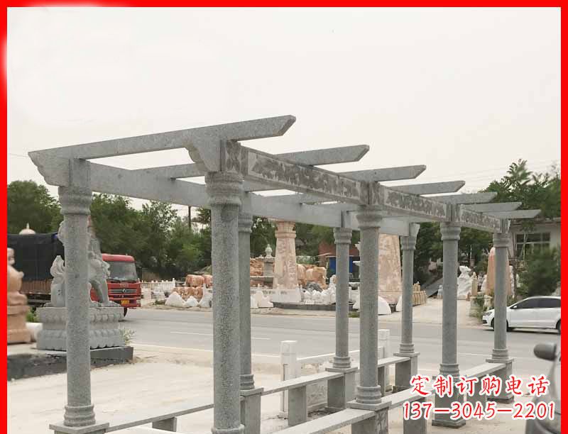 重庆大理石公园石雕长廊高端定制雕塑