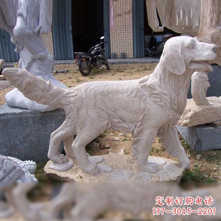 重庆大理石狗雕塑——精致的狗雕塑,让你的生活更有趣