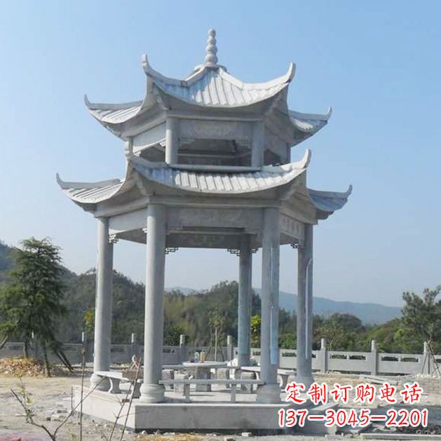 重庆高雅大理石凉亭雕塑