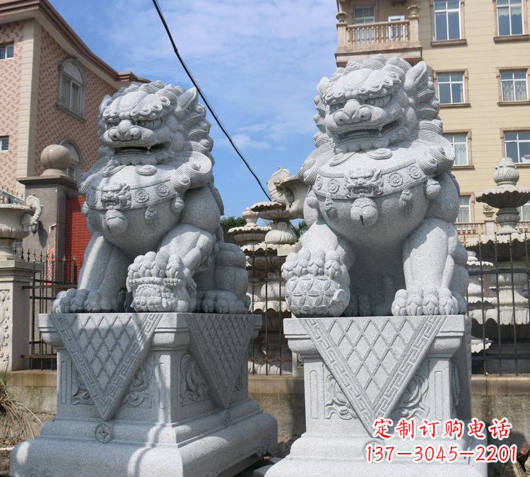 重庆大理石狮子雕塑,助您拥有完美的家居装饰