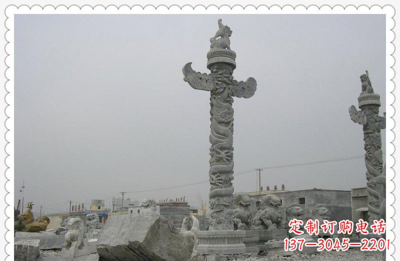 重庆精致雕刻,大理石华表雕塑