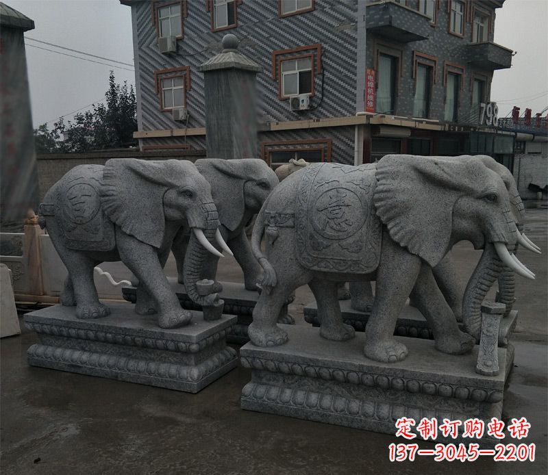 重庆唯美雕刻大象雕塑