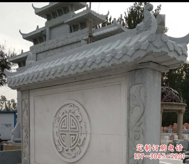 重庆精美大理石影壁雕塑